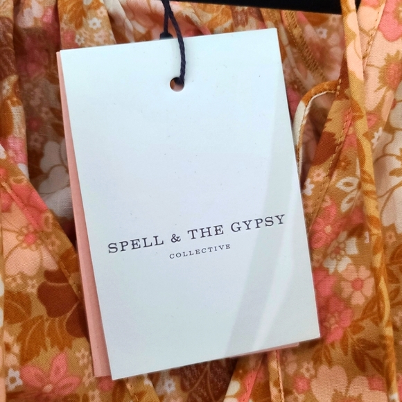 SPELL & THE GYPSY COLLECTIVE Anne Blouse Floral Pecan - Picture 9 of 16